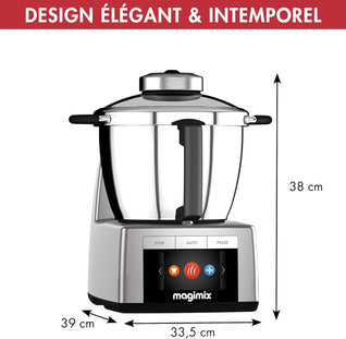 Magimix Cook Expert Chrome 18900 Robot Cuiseur Multifonction 3,5L