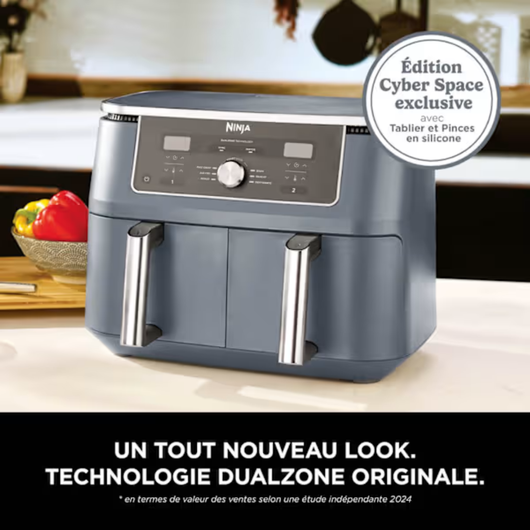 Air fryer Dual Zone MAX 6-en-1 Ninja 9,5 L Cyber Space
