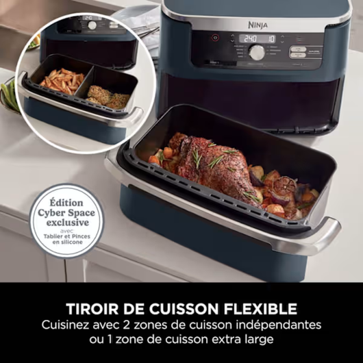 Air Fryer Ninja Foodi FLEX 7-en-1, 10,4 L, Bleu nuit