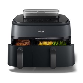 Philips Airfryer Série 5000 - Air Fryer double panier avec cuisson vapeur, 9L
